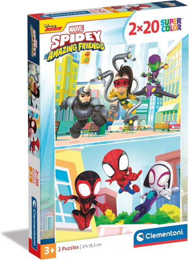 Picture of Puzzle 2x20 Clementoni, Spidey And His Amazing Fri