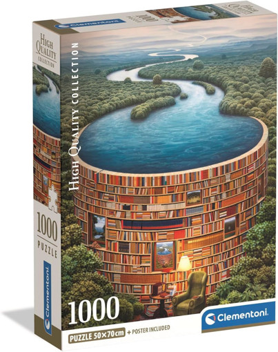 Picture of Puzzle 1000pcs Clementoni, Bibliodame