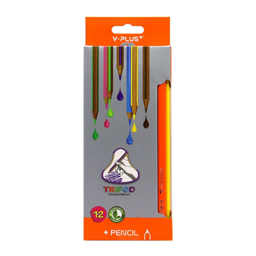 Picture of Colour Pencil 12clrs 0.8mm Tripod Y-Plus