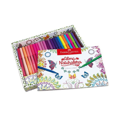 Picture of Felt pens 60clrs With Mandalas Faber-Castell