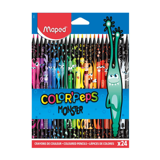 Picture of Colour Pencil 24clrs Monster Eye Maped