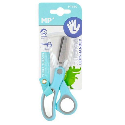 Picture of Scissor For Kids Metal 13cm Light Blue Left Handed