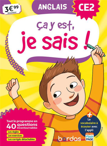 Picture of CA Y EST JE SAIS ANGLAIS CE2 BORDAS