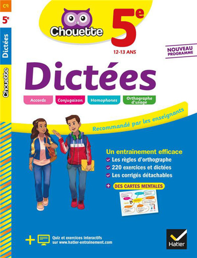 Picture of Chouette Dictees 5e Hatier