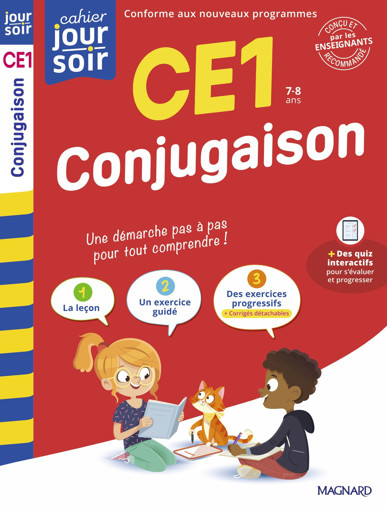 Picture of Conjugaison CE1 Cahier Jour Soir Magnard