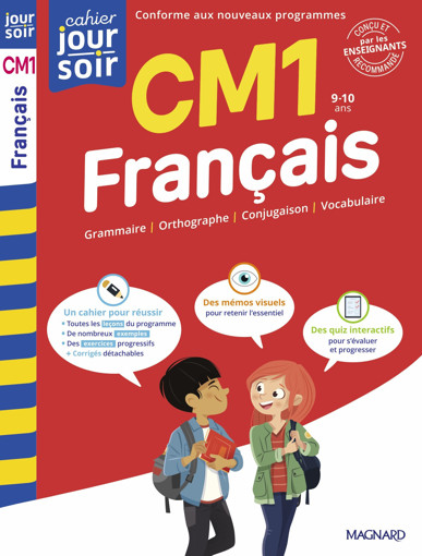 Picture of Francais CM1 9-10 ans 2025 Cahier Jour/Soir