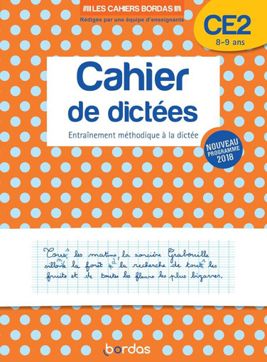 Picture of Les Cahiers Bordas Dictees CE2