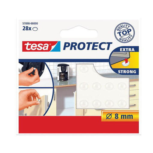 Picture of Protect 28pcs Transparent 8mm Extra Strong Tesa