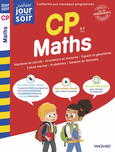 Picture of Maths CP Cahier Jour Soir Magnard