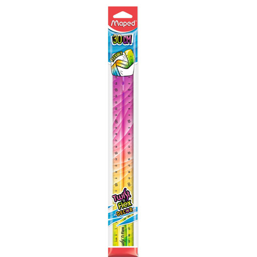 Picture of Flexible Ruler 30cm Asstd.clrs Maped