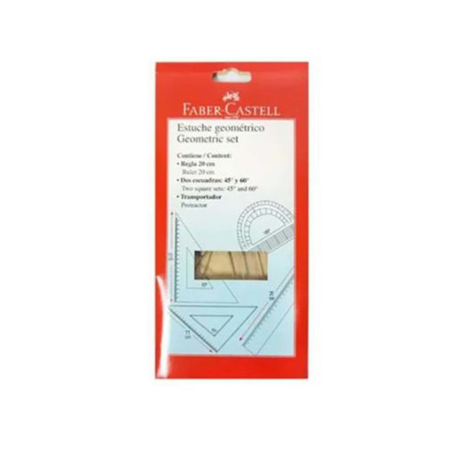 Picture of Geometry Set 20cm 4pcs Faber-Castell