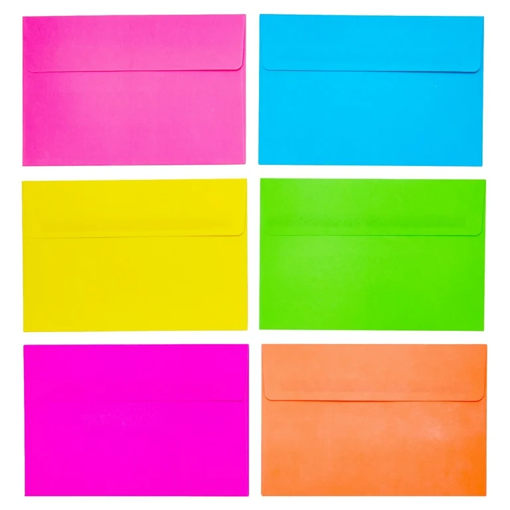 Picture of Envelopes 7x11cm 20pcs Neon Clrs