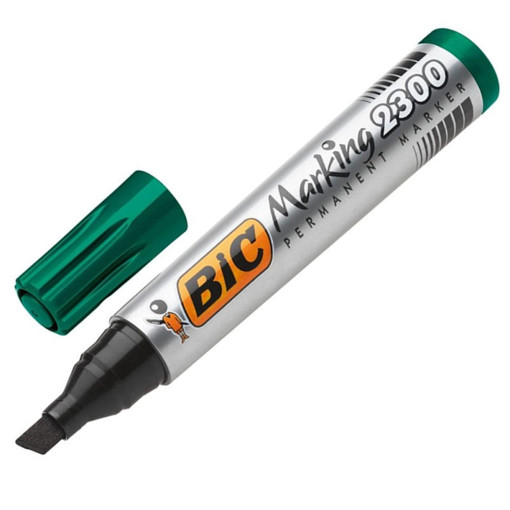 Picture of Permanent Marker Large Green Broad Bic Cristal