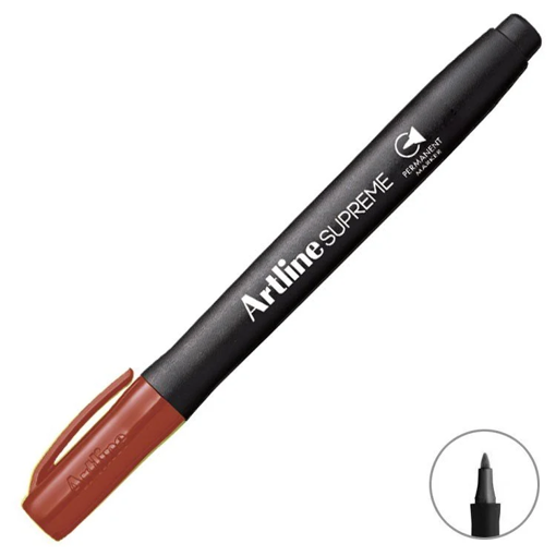 Picture of Permanent Marker Medium Brown Artline