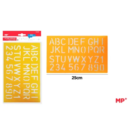 Picture of Architectural Ruler Big alphabet & Numbers MP