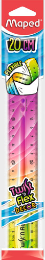 Picture of Flexible Ruler 20cm Asstd.clrs Maped