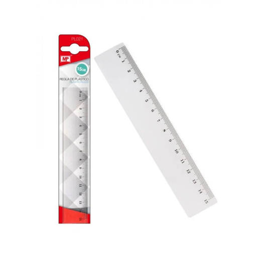 Picture of Plastic Ruler 15cm Transparent MP