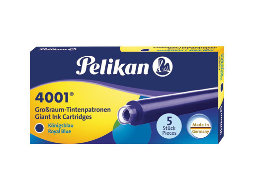 Picture of Ink Cartridges 5pcs Blue Giant Pelikan