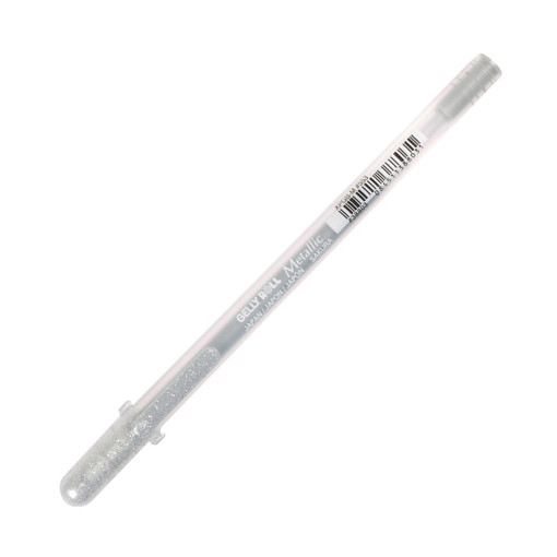 Picture of Ball Pen Metallic Silver 0.5mm Gelly Sakura