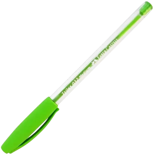 Picture of Ball Pen Light Green 032 M Trilux Faber-Castell