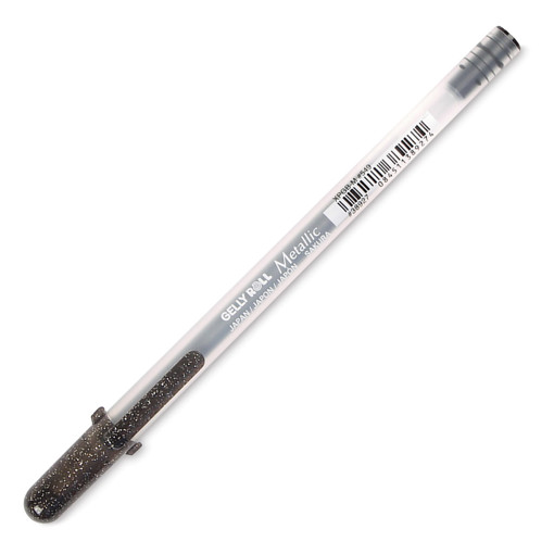 Picture of Ball Pen Metallic Black 0.5mm Gelly Sakura
