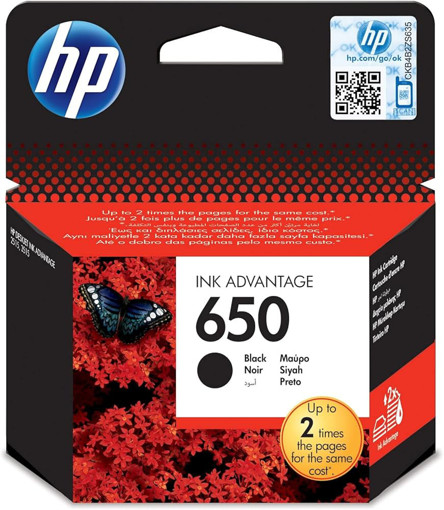 Picture of Ink Cartridge Black 650 Original HP