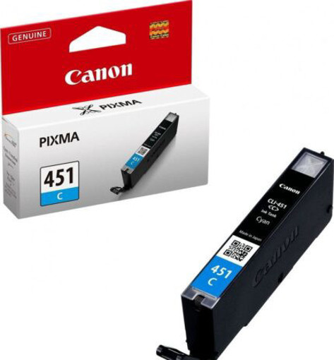 Picture of Ink Cartridge Cyan Discounted 451 Original Canon