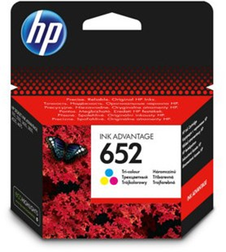 Picture of Ink Cartridge Tricolor 652 Original HP