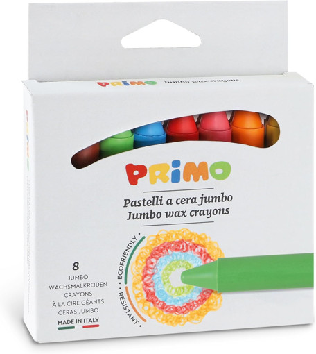 Picture of Wax pens 8clrs Jumbo Primo