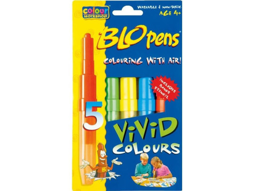 Picture of Felt pens 5clrs Blopens