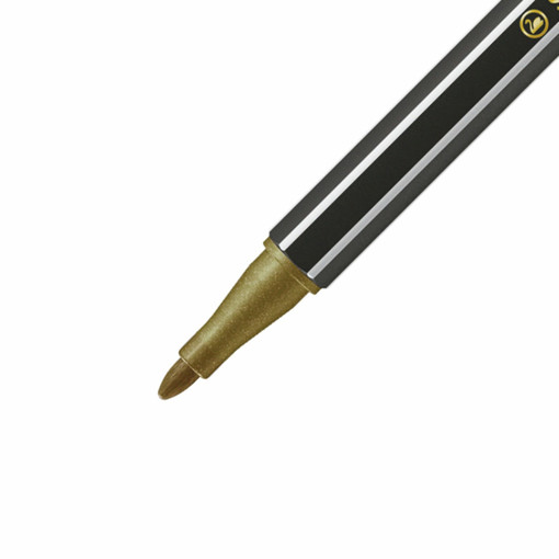 Picture of Fiber Pen Metallic Gold 1mm Stabilo Pen 68