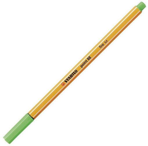 Picture of Fineliner Apple Green 0.4mm Stabilo Point 88