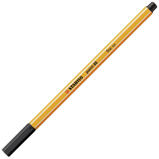 Picture of Fineliner Black 0.4mm Stabilo Point 88