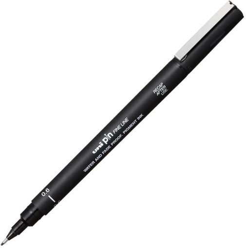 Picture of Fineliner Black 0.6mm Uni-Pin