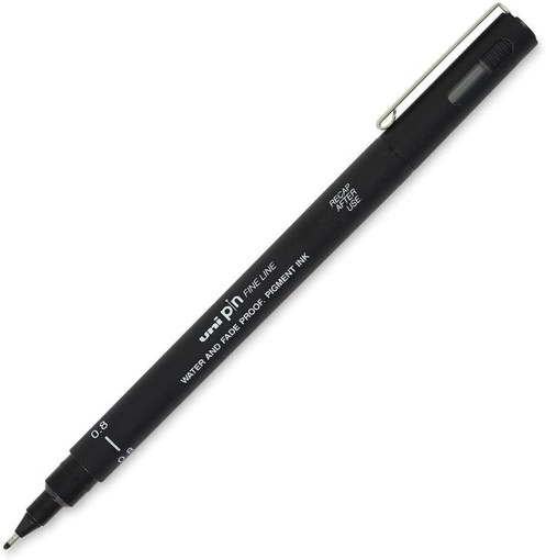 Picture of Fineliner Black 0.8mm Uni-Pin