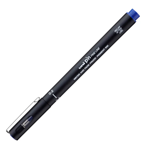 Picture of Fineliner Blue 0.2mm Uni-Pin