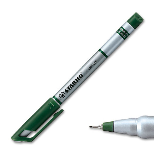 Picture of Fineliner Green 0.3mm Sensor Stabilo