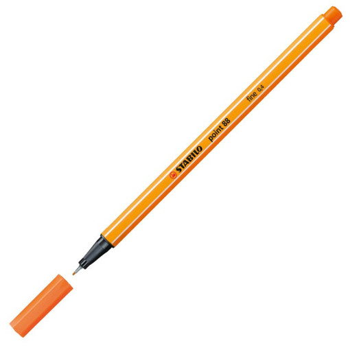 Picture of Fineliner Pale Vermillion 0.4mm Stabilo Point 88