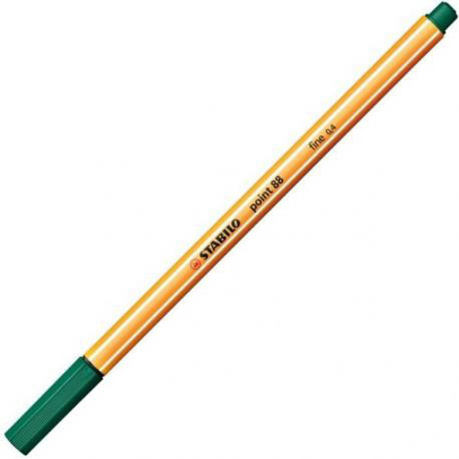 Picture of Fineliner Pine Green 0.4mm Stabilo Point 88