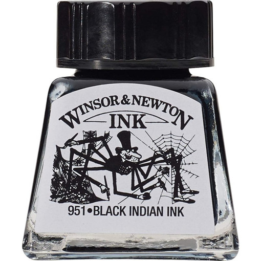 Picture of Drawing Ink 14ml Black Winsor&Newton