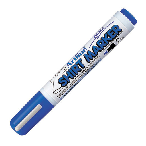 Picture of Shirt Marker Pens Blue 2mm Artline