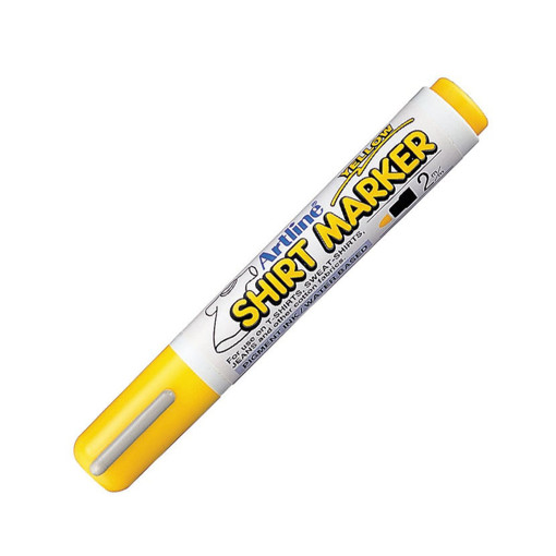 Picture of Shirt Marker Pens Yellow 2mm Artline