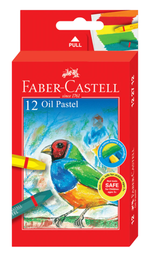 Picture of Pastel 12clrs Oil Base Faber-Castell