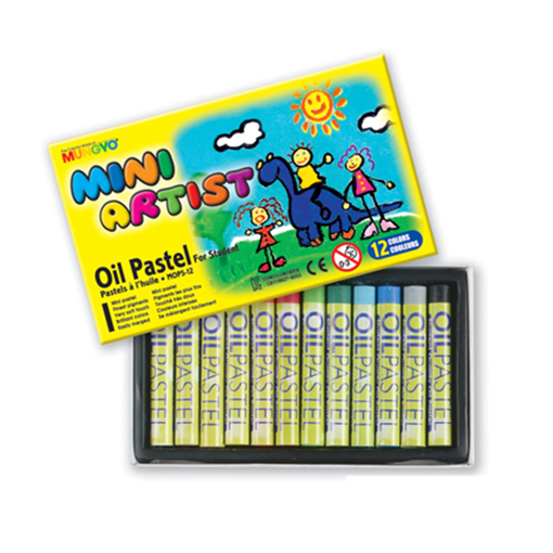 Picture of Pastel 12clrs Oil Base Mungyo