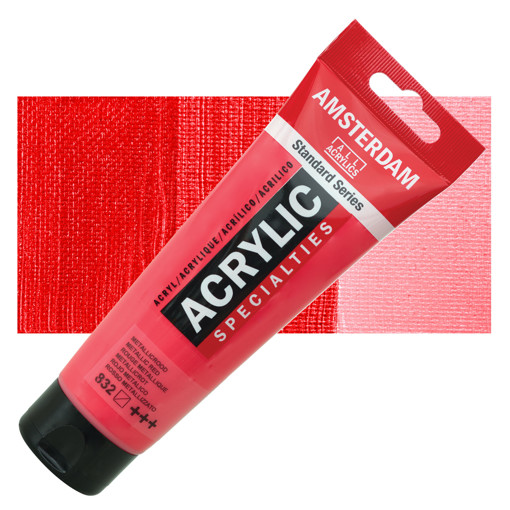 Picture of Acrylic 120ml Metallic Red Amsterdam