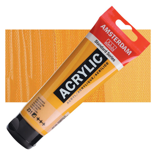 Picture of Acrylic 120ml Gold Ochre Amsterdam