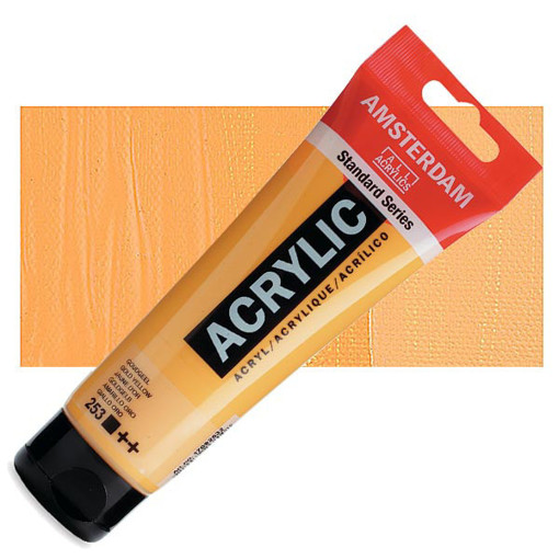Picture of Acrylic 120ml Gold Yellow Amsterdam