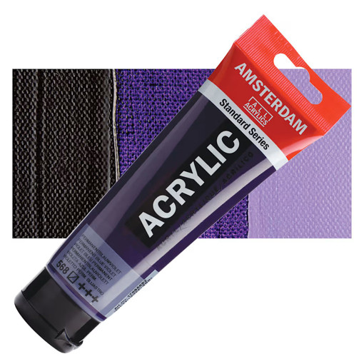 Picture of Acrylic 120ml Permanent Blue Violet Amsterdam