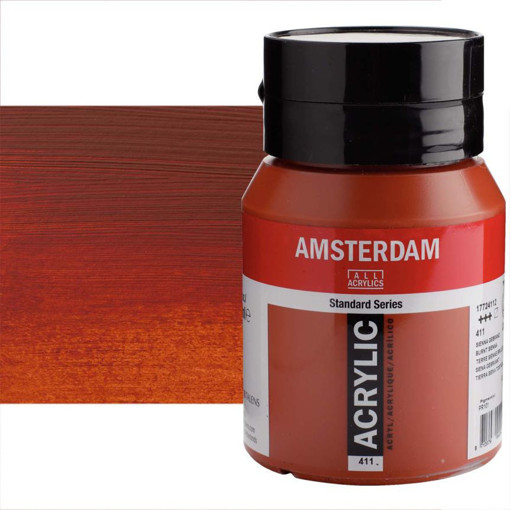 Picture of Acrylic 500ml Burnt Sienna Amsterdam