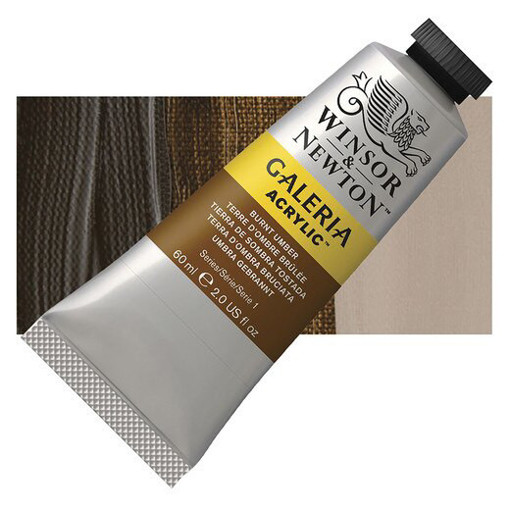 Picture of Acrylic 60ml Burnt Umber Winsor&Newton Galeria